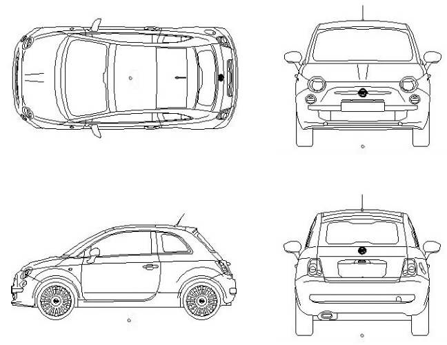 三面図を用意する