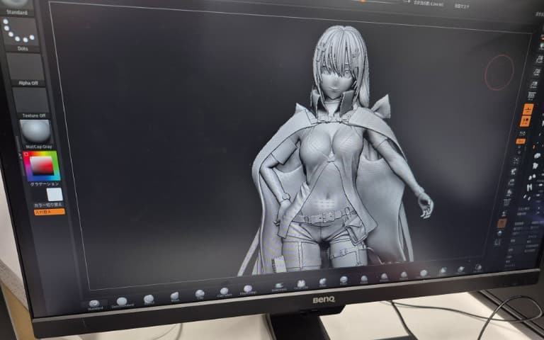 3Dスカルプト（ZBrush）