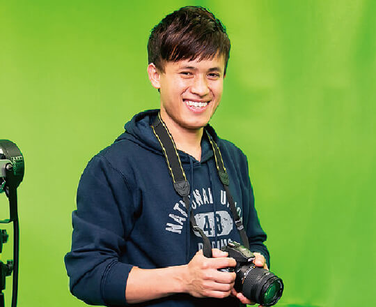 ラマ・サントシュさん　（ネパール出身）CGクリエイター専攻 卒業